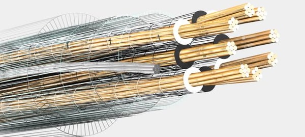 3d model serie 9100 - 4x2x0 - Serie 9100 - 4x2x0,75 mm2 instrumantation cable.max by Cable Master